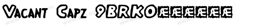 Vacant Capz (BRK)字体转换